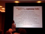 Lightning Talks, Friday 16 April
