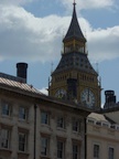 Big Ben seen (and heard) from Whitehall